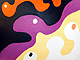 'Abstract #3' Untitled. Oil on canvas. 1.7 x 1m (approx)